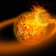 Illustration for article titled New Theory: A Hit and Run Accident Created Our Moon